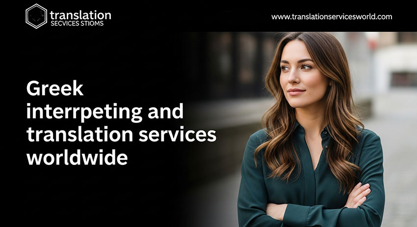 Greek interpreter in a meeting