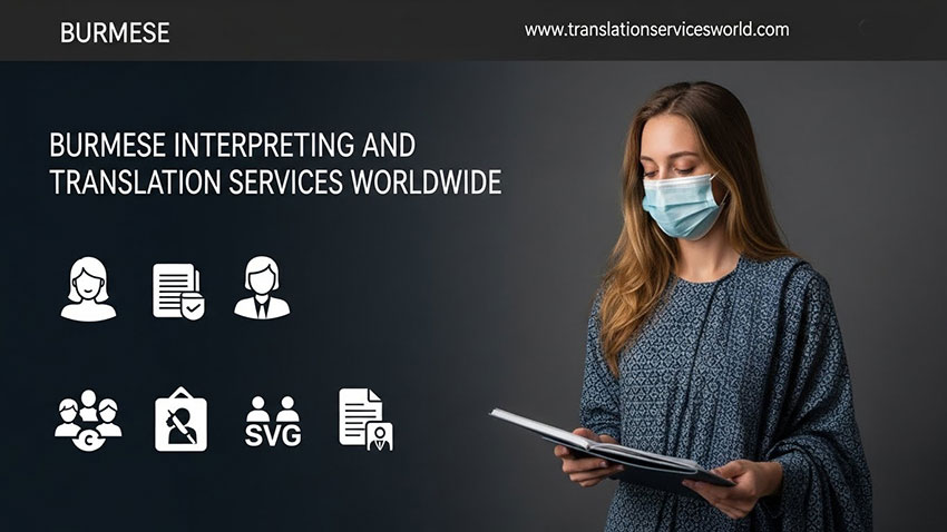 Burmese interpreter in a meeting