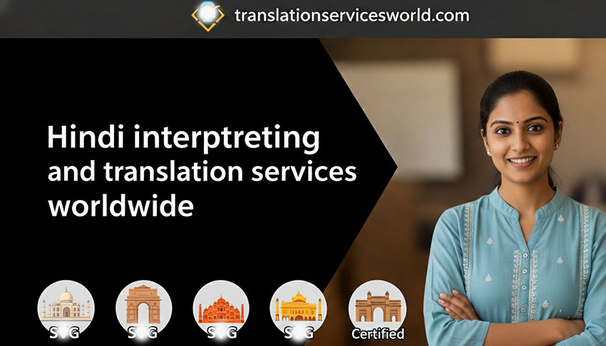 Hindi interpreter in a meeting