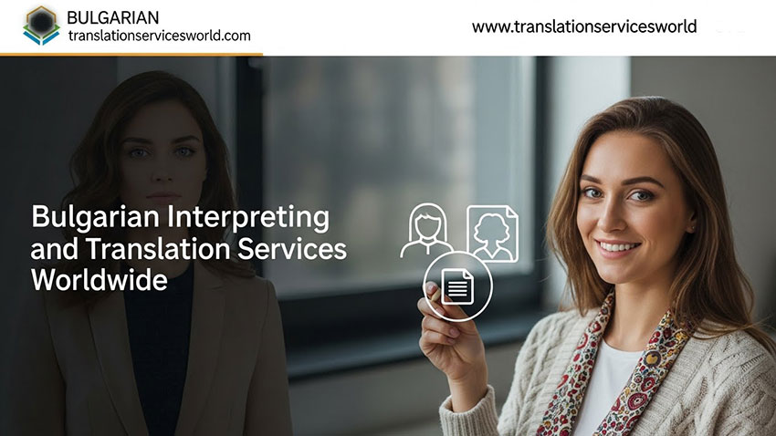 Bulgarian interpreter in a meeting