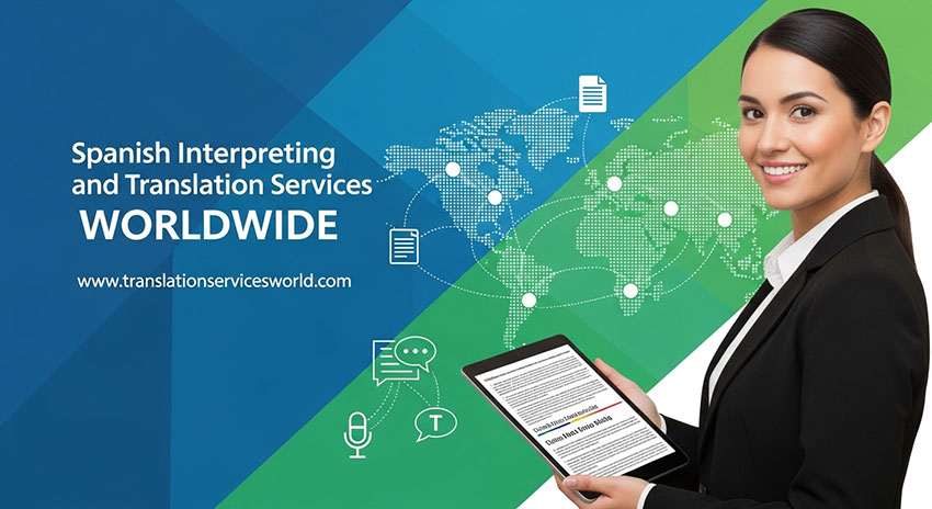 Spanish interpreter in a meeting