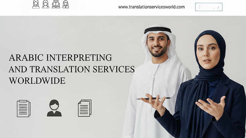 Arabic interpreter in a meeting