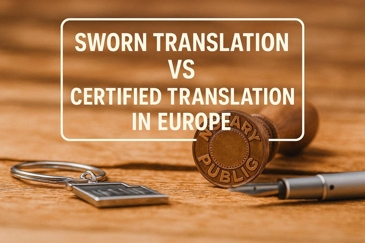 Sworn Translation vs Certified Translation in Europe