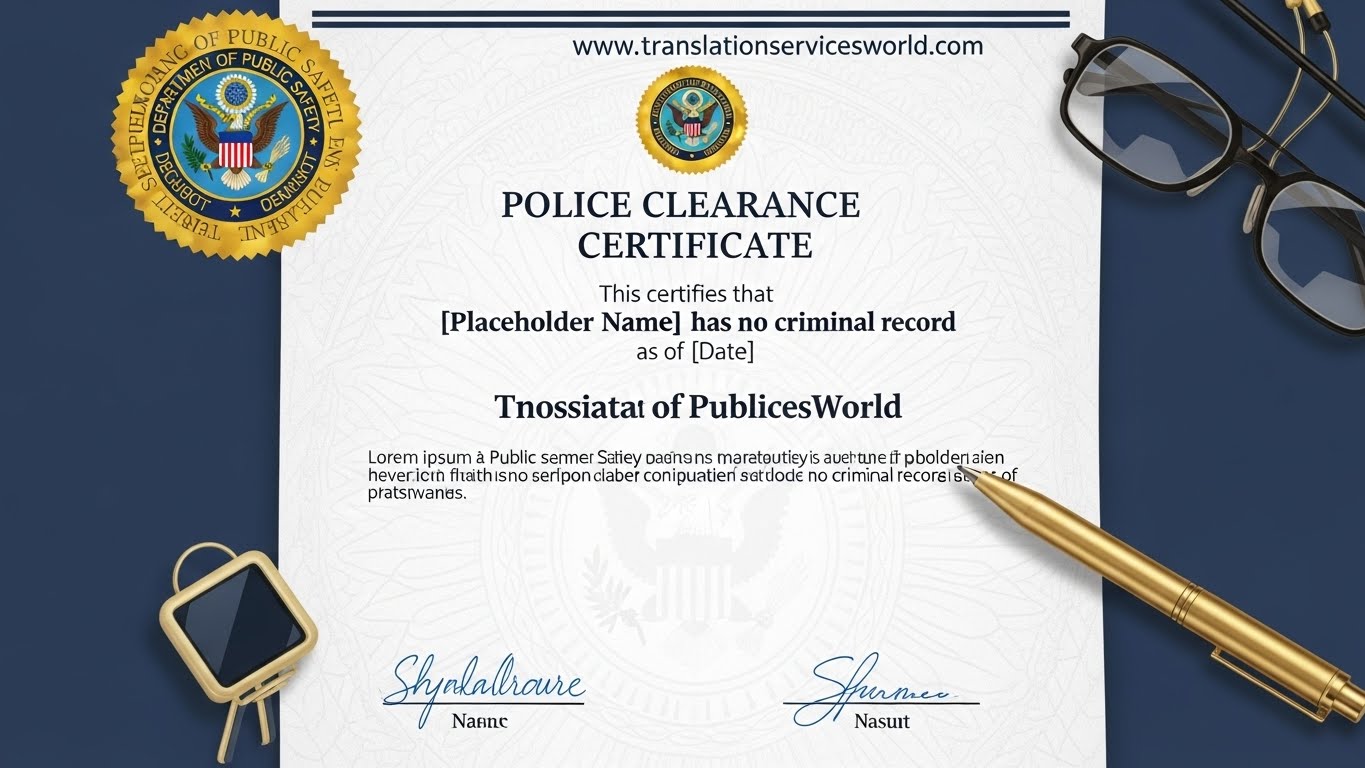 👮 PCC Certified Translation Service
