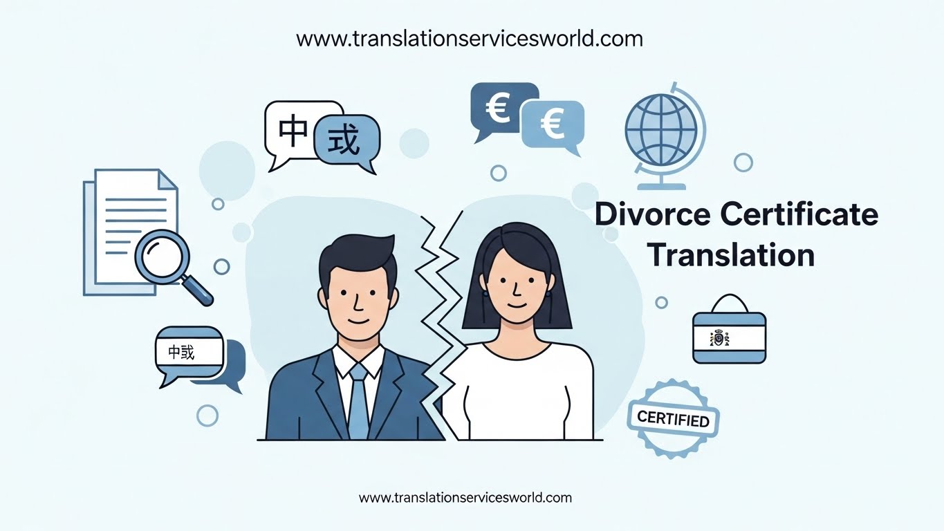 💔 Divorce Certificate Certified Translation Service