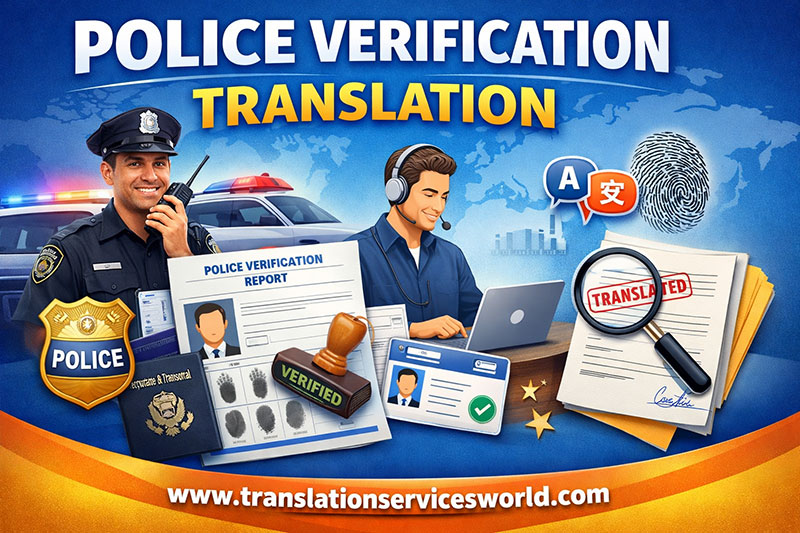 👮 Police Verification Certified Translation Service