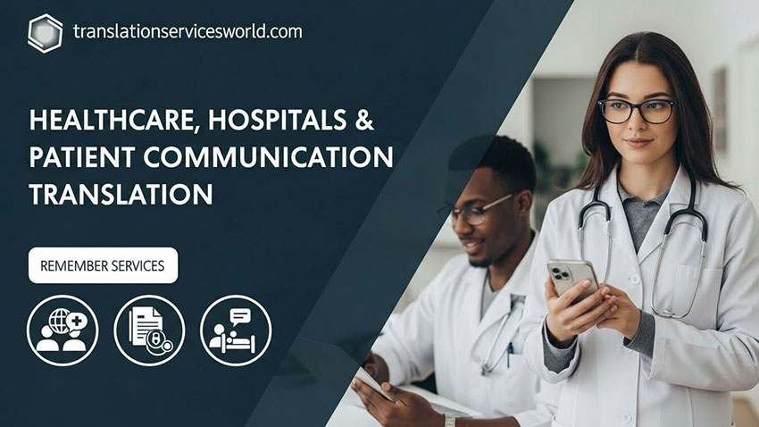 Healthcare, Hospitals & Patient Communication Translation translation