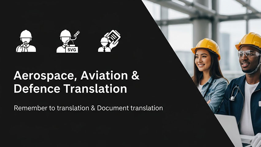 Aerospace, Aviation & Defence Translation translation