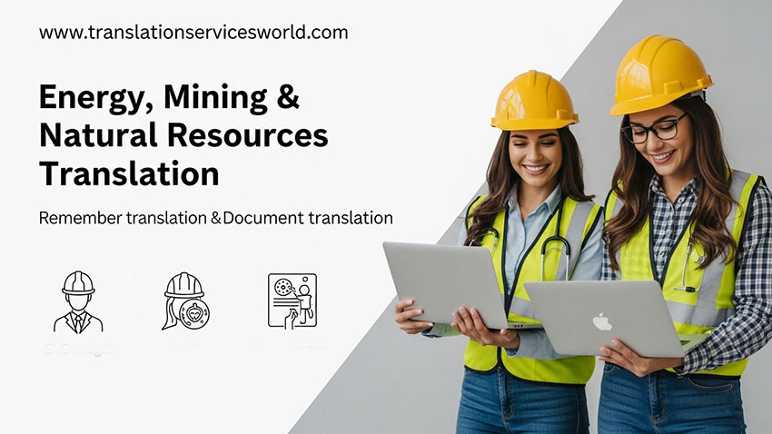 Energy, Mining & Natural Resources Translation translation