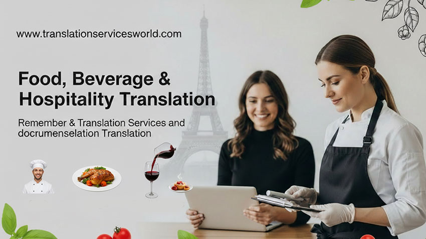 Food, Beverage & Hospitality Translation translation