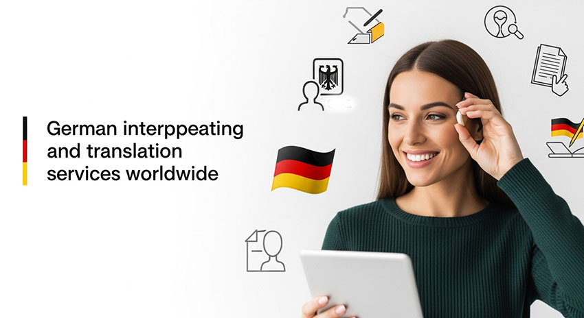 German interpreter in a meeting