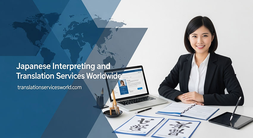 Japanese interpreter in a meeting