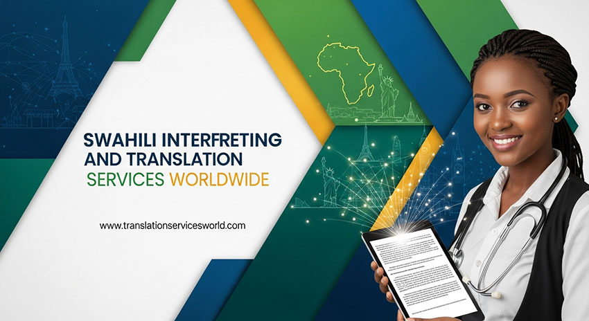 Swahili interpreter in a meeting