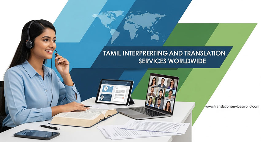 Tamil interpreter in a meeting