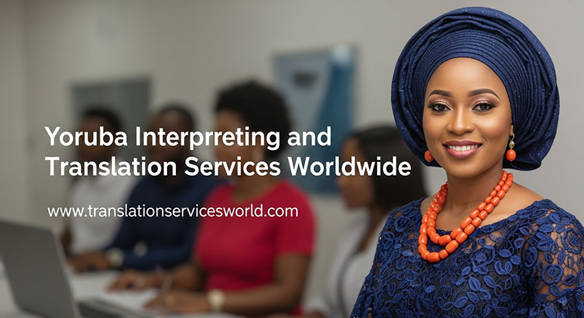 Yoruba interpreter in a meeting