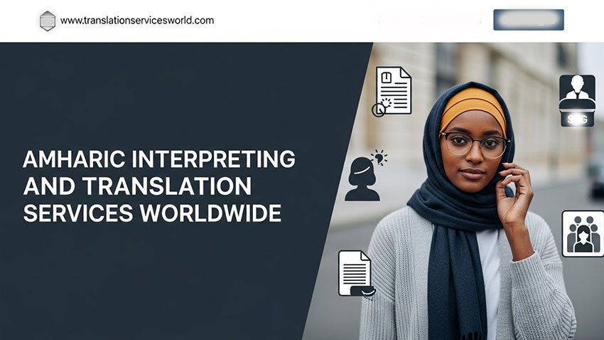 Amharic interpreter in a meeting