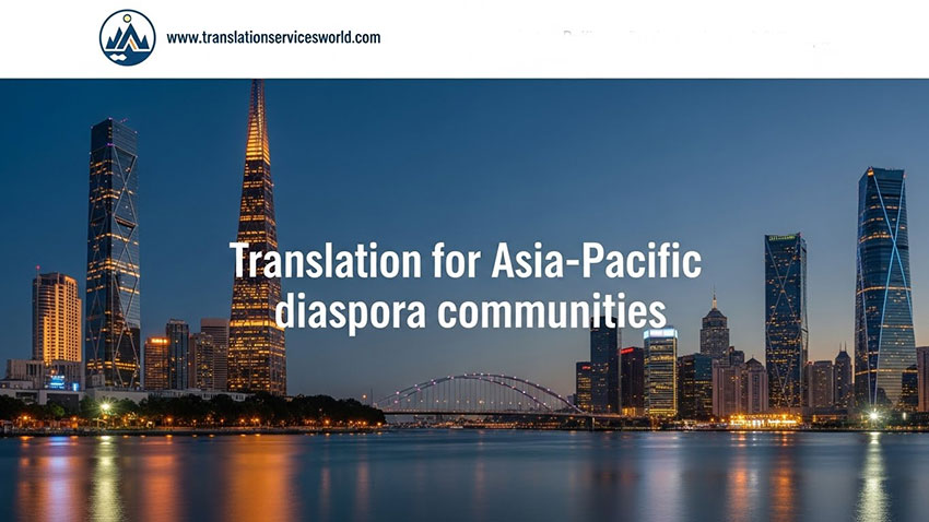 Translation for Asia-Pacific diaspora communities