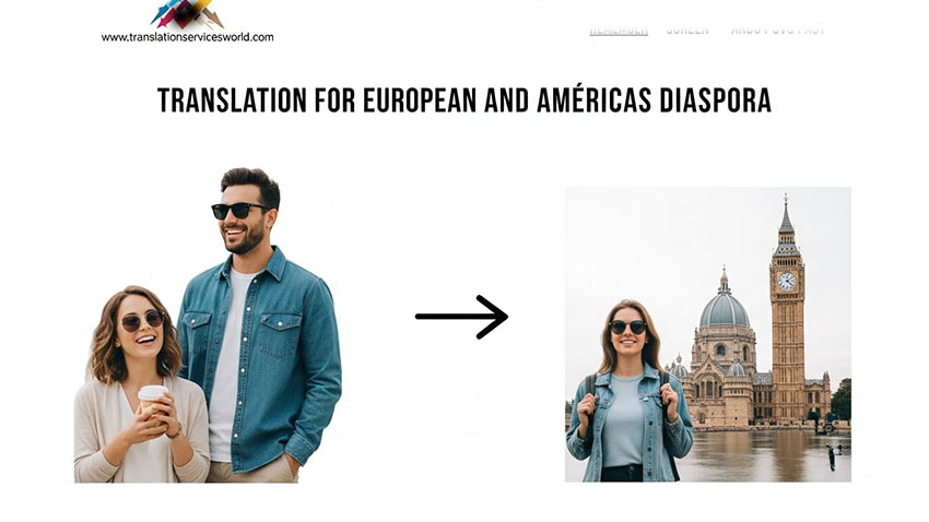 Translation for European and Americas diaspora