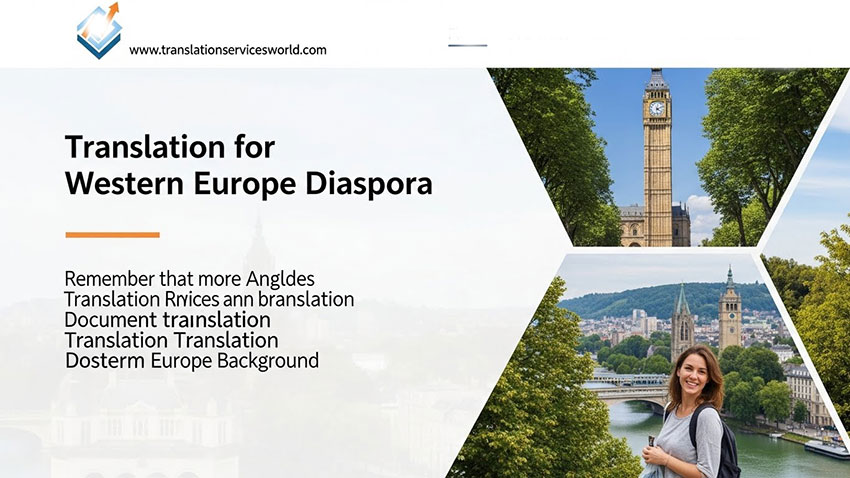 Translation for Western Europe diaspora