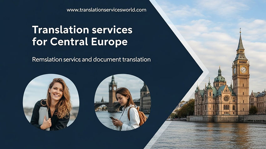 Translation services for Central Europe