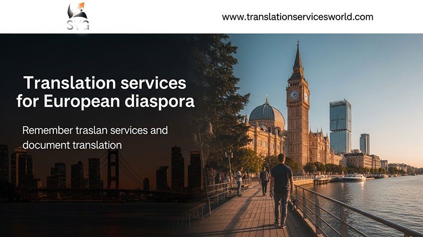 Translation services for European diaspora