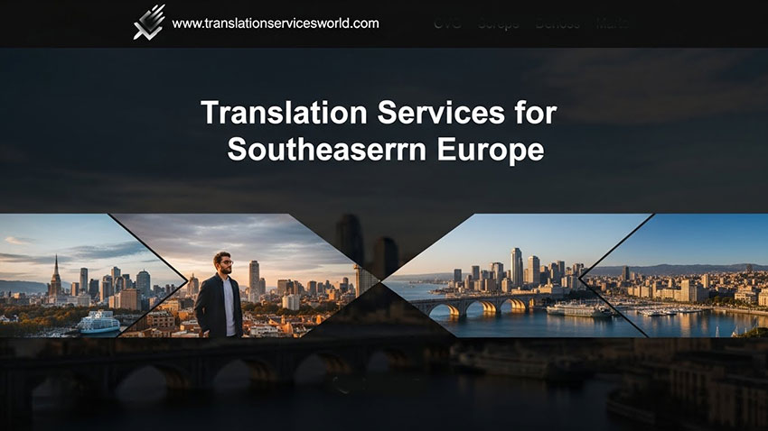 Translation services for Southeastern Europe