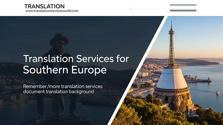 Translation services for Southern Europe
