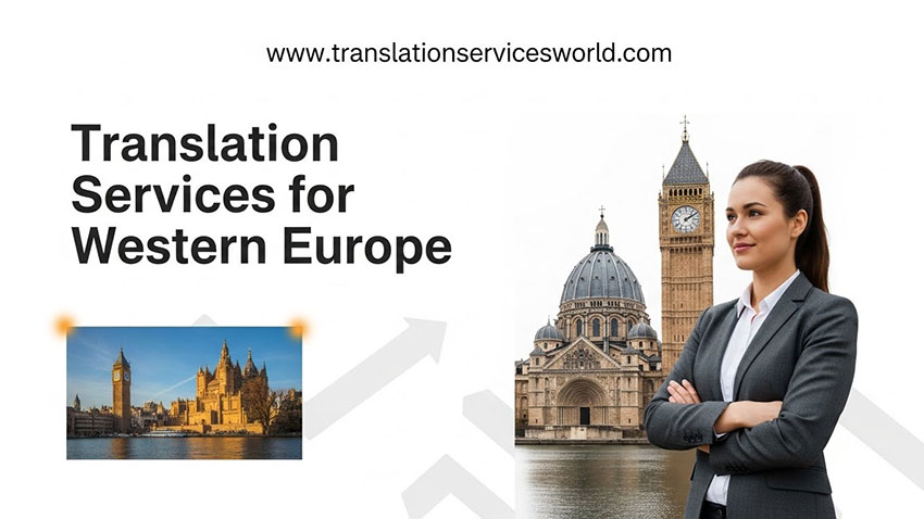 Translation services for Western Europe